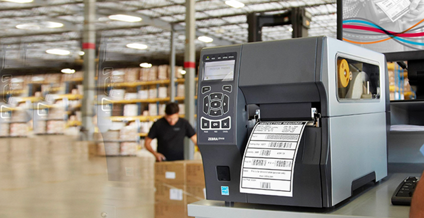 Zebra-printer